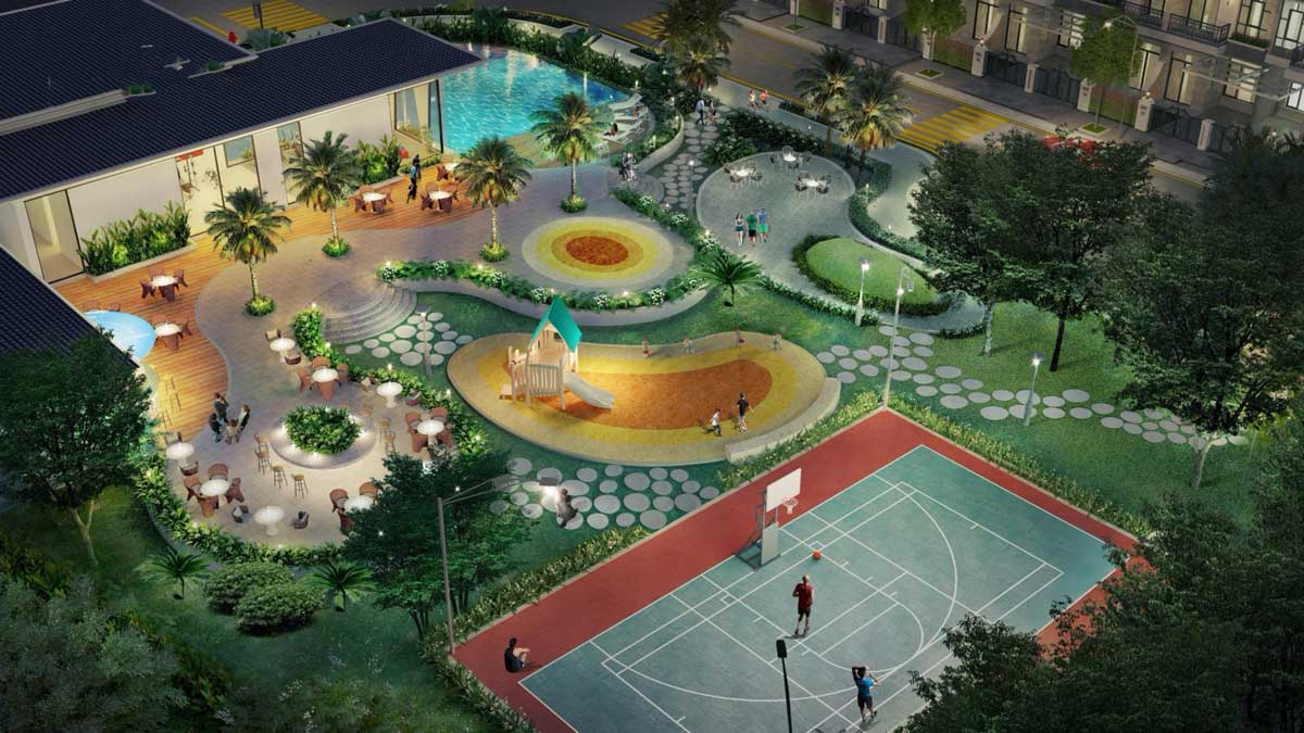 Tiện ích nhà phố ố Clarita Khang ĐIền